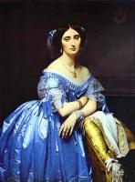 Ingres, Jean Auguste Dominique - Princesse Albert de Broglie
